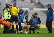 15 July 2018; Neil Flynn of Kildare with medical staff during the GAA Football All-Ireland Senior Championship Quarter-Final Group 1 Phase 1 match between Kildare and Monaghan at Croke Park, Dublin. Photo by Piaras Ó Mídheach/Sportsfile
