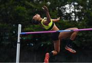 16 July 2018; Liz Patterson of USA in action in the AON Hewitt Women High Jump during the Cork City Sports event in Cork. Photo by Brendan Moran/Sportsfile