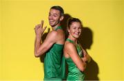 17 July 2018; Irish athletes Thomas Barr and Phil Healy prior to departure for the Glasgow/Berlin 2018 European Championships, from the 2nd of August to the 12th of August 2018, pictured at the Sport Ireland National Sports Campus in Abbotstown, Dublin. Photo by David Fitzgerald/Sportsfile