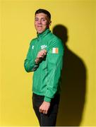 17 July 2018; Irish swimmer Darragh Greene prior to departure for the Glasgow/Berlin 2018 European Championships, from the 2nd of August to the 12th of August 2018, pictured at the Sport Ireland National Sports Campus in Abbotstown, Dublin. Photo by David Fitzgerald/Sportsfile