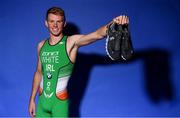 17 July 2018; Irish triathlete Russell White prior to departure for the Glasgow/Berlin 2018 European Championships, from the 2nd of August to the 12th of August 2018, pictured at the Sport Ireland National Sports Campus in Abbotstown, Dublin. Photo by David Fitzgerald/Sportsfile