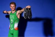 17 July 2018; Irish triathlete Russell White prior to departure for the Glasgow/Berlin 2018 European Championships, from the 2nd of August to the 12th of August 2018, pictured at the Sport Ireland National Sports Campus in Abbotstown, Dublin. Photo by David Fitzgerald/Sportsfile