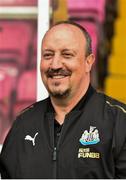 17 July 2018; Newcastle United manager Rafael Benítez arrives ahead of the friendly match between St Patrick’s Athletic and Newcastle United at Richmond Park in Inchicore, Dublin. Photo by Sam Barnes/Sportsfile