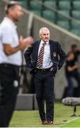 17 July 2018: Cork City manager John Caulfield during the UEFA Champions League 1st Qualifying Round Second Leg match between Legia Warsaw and Cork City at the Polish Army Stadium in Warsaw, Poland. Photo by Lukasz Grochala/Sportsfile
