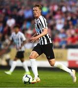 17 July 2018; Sean Longstaff of Newcastle United during the friendly match between St Patrick’s Athletic and Newcastle United at Richmond Park in Inchicore, Dublin. Photo by Sam Barnes/Sportsfile