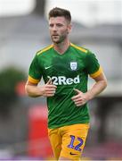 17 July 2018; Paul Gallagher of Preston North End during the friendly match between Cobh Ramblers and Preston North End at Turners Cross in Cork. Photo by Brendan Moran/Sportsfile