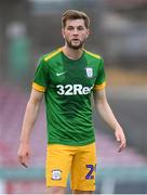 17 July 2018; Tom Barkhuizen of Preston North End during the friendly match between Cobh Ramblers and Preston North End at Turners Cross in Cork. Photo by Brendan Moran/Sportsfile