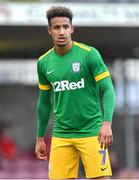 17 July 2018; Callum Robinson of Preston North End during the friendly match between Cobh Ramblers and Preston North End at Turners Cross in Cork. Photo by Brendan Moran/Sportsfile