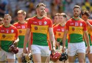 1 July 2018; Edward Byrne of Carlow during the Joe McDonagh Cup Final match between Westmeath and Carlow at Croke Park in Dublin. Photo by Ramsey Cardy/Sportsfile