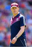 1 July 2018; Galway manager Micheál Donoghue during the Leinster GAA Hurling Senior Championship Final match between Kilkenny and Galway at Croke Park in Dublin. Photo by Ramsey Cardy/Sportsfile