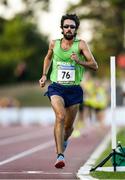19 July 2018; Mick Clohisey of Ireland/Raheny Shamrocks AC, Co Dublin, competing in the Albie Thomas Memorial Men's 5000m event during the Morton Games at Morton Stadium in Santry, Dublin. Photo by Sam Barnes/Sportsfile