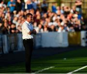 19 July 2018; Dundalk manager Stephen Kenny during the UEFA Europa League 1st Qualifying Round Second Leg match between Dundalk and Levadia at Oriel Park in Dundalk, Co Louth. Photo by Seb Daly/Sportsfile