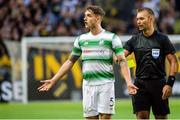 19 July 2018; Lee Grace of Shamrock Rovers during the UEFA Europa League 1st Qualifying Round Second Leg match between AIK and Shamrock Rovers at Friends Arena in Stockholm, Sweden. Photo by Simon Hastegård/Sportsfile