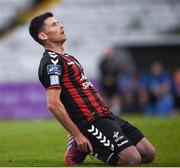 20 July 2018; Dinny Corcoran of Bohemians reacts after a missed chance during the SSE Airtricity League Premier Division match between Bohemians and Bray Wanderers at Dalymount Park in Dublin. Photo by Tom Beary/Sportsfile