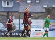 20 July 2018; Rob Cornwall of Bohemians celebrates after scoring his side's fifth goal during the SSE Airtricity League Premier Division match between Bohemians and Bray Wanderers at Dalymount Park in Dublin. Photo by Seb Daly/Sportsfile
