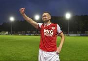 20 July 2018; Conan Byrne of St Patrick's Athletic celebrates after the SSE Airtricity League Premier Division match between St Patrick's Athletic vand Limerick at Richmond Park in Dublin. Photo by Matt Browne/Sportsfile