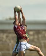 21 July 2018; Michael Day of Galway in action against Kieran Murphy of Kerry during the GAA Football All-Ireland Junior Championship Final match between Kerry and Galway at Cusack Park in Ennis, Co. Clare. Photo by Diarmuid Greene/Sportsfile