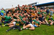 21 July 2018; The Kerry squad celebrate with the cup after the GAA Football All-Ireland Junior Championship Final match between Kerry and Galway at Cusack Park in Ennis, Co. Clare. Photo by Diarmuid Greene/Sportsfile
