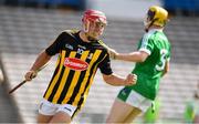 21 July 2018; Jack Morrissey of Kilkenny celebrates after scoring his sides second goal during the Electric Ireland GAA Hurling All-Ireland Minor Championship Quarter-Final Round 3 match between Limerick and Kilkenny at Semple Stadium in Thurles, Tipperary. Photo by Sam Barnes/Sportsfile