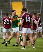 21 July 2018; Dan O'Donoghue of Kerry celebrates at the final whistle after the GAA Football All-Ireland Junior Championship Final match between Kerry and Galway at Cusack Park in Ennis, Co. Clare. Photo by Diarmuid Greene/Sportsfile