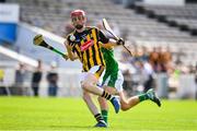 21 July 2018; George Murphy of Kilkenny in action against Barry O'Connor of Limerick during the Electric Ireland GAA Hurling All-Ireland Minor Championship Quarter-Final Round 3 match between Limerick and Kilkenny at Semple Stadium in Thurles, Tipperary. Photo by Sam Barnes/Sportsfile