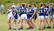 21 July 2018; Disappointed Cavan players after the TG4 All-Ireland Senior Championship Group 4 Round 2 match between Cavan and Dublin at Lannleire GFC in Dunleer, Co. Louth. Photo by Oliver McVeigh/Sportsfile