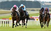 21 July 2018; Marie's Diamond, right, with James Doyle up, on their way to winning the Jebel Ali Racecourse And Stables Anglesey Stakes from Viadera with Colin Keane up during Irish Oaks Day at the Curragh Racecourse in Kildare. Photo by Matt Browne/Sportsfile