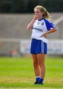 21 July 2018; A dejected Aoife McAnespie of Monaghan after the TG4 All-Ireland Senior Championship Group 2 Round 2 match between Cork and Monaghan at St Brendan's Park in Birr, Co. Offaly.  Photo by Brendan Moran/Sportsfile
