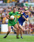 21 July 2018; Michael Murphy of Donegal in action against Brian Stack of Roscommon during the GAA Football All-Ireland Senior Championship Quarter-Final Group 2 Phase 2 match between Roscommon and Donegal at Dr Hyde Park in Roscommon. Photo by David Fitzgerald/Sportsfile