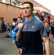21 July 2018; Brian Fenton of Dublin arrives for the GAA Football All-Ireland Senior Championship Quarter-Final Group 2 Phase 2 match between Tyrone and Dublin at Healy Park in Omagh, Tyrone. Photo by Ray McManus/Sportsfile
