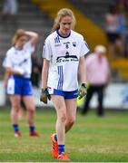 21 July 2018; A dejected Emma Murray of Waterford after the TG4 All-Ireland Senior Championship Group 3 Round 2 match between Galway and Waterford at St Brendan's Park in Birr, Co. Offaly.  Photo by Brendan Moran/Sportsfile