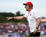 21 July 2018; Tyrone manager Mickey Harte during the GAA Football All-Ireland Senior Championship Quarter-Final Group 2 Phase 2 match between Tyrone and Dublin at Healy Park in Omagh, Tyrone. Photo by Stephen McCarthy/Sportsfile