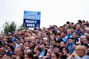21 July 2018; Dublin supporters during the GAA Football All-Ireland Senior Championship Quarter-Final Group 2 Phase 2 match between Tyrone and Dublin at Healy Park in Omagh, Tyrone. Photo by Stephen McCarthy/Sportsfile