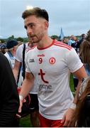 21 July 2018; A dejected Pádraig Hampsey of Tyrone leaves the field after the GAA Football All-Ireland Senior Championship Quarter-Final Group 2 Phase 2 match between Tyrone and Dublin at Healy Park in Omagh, Tyrone. Photo by Oliver McVeigh/Sportsfile