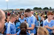 21 July 2018; Brian Fenton of Dublin signing autographs after the GAA Football All-Ireland Senior Championship Quarter-Final Group 2 Phase 2 match between Tyrone and Dublin at Healy Park in Omagh, Tyrone. Photo by Oliver McVeigh/Sportsfile