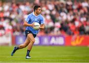 21 July 2018; Niall Scully of Dublin during the GAA Football All-Ireland Senior Championship Quarter-Final Group 2 Phase 2 match between Tyrone and Dublin at Healy Park in Omagh, Tyrone. Photo by Stephen McCarthy/Sportsfile