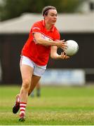21 July 2018; Hannah Looney of Cork during the TG4 All-Ireland Senior Championship Group 2 Round 2 match between Cork and Monaghan at St Brendan's Park in Birr, Co. Offaly.  Photo by Brendan Moran/Sportsfile