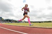 22 July 2018; Aimee Hayde from Newport A.C. Co Tipperary who set a new national record in the girls under-16 1500m of 4-30-59 during Irish Life Health National T&F Juvenile Day 3 at Tullamore Harriers Stadium in Tullamore, Co Offaly. Photo by Matt Browne/Sportsfile