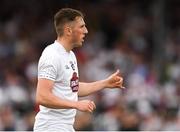 22 July 2018; Neil Flynn of Kildare celebrates scoring a point during the GAA Football All-Ireland Senior Championship Quarter-Final Group 1 Phase 2 match between Kildare and Galway at St Conleth's Park in Newbridge, Co Kildare. Photo by Piaras Ó Mídheach/Sportsfile