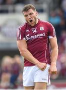 22 July 2018; Damien Comer of Galway reacts after his second half goal was ruled out by referee Seán Hurson for over-carrying during the GAA Football All-Ireland Senior Championship Quarter-Final Group 1 Phase 2 match between Kildare and Galway at St Conleth's Park in Newbridge, Co Kildare. Photo by Piaras Ó Mídheach/Sportsfile