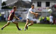 22 July 2018; Éamonn Callaghan of Kildare in action against Eoghan Kerin of Galway during the GAA Football All-Ireland Senior Championship Quarter-Final Group 1 Phase 2 match between Kildare and Galway at St Conleth's Park in Newbridge, Co Kildare. Photo by Sam Barnes/Sportsfile