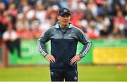 21 July 2018; Dublin manager Jim Gavin during the GAA Football All-Ireland Senior Championship Quarter-Final Group 2 Phase 2 match between Tyrone and Dublin at Healy Park in Omagh, Tyrone. Photo by Oliver McVeigh/Sportsfile