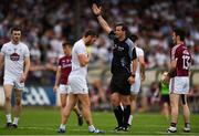 22 July 2018; Referee Seán Hurson during the GAA Football All-Ireland Senior Championship Quarter-Final Group 1 Phase 2 match between Kildare and Galway at St Conleth's Park in Newbridge, Co Kildare. Photo by Sam Barnes/Sportsfile