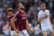 22 July 2018; Damien Comer of Galway reacts after a missed chance during the GAA Football All-Ireland Senior Championship Quarter-Final Group 1 Phase 2 match between Kildare and Galway at St Conleth's Park in Newbridge, Co Kildare. Photo by Piaras Ó Mídheach/Sportsfile