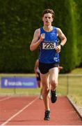 22 July 2018; Cian McPhillips from Longford A.C. who won the boys under-17 1500m during Irish Life Health National T&F Juvenile Day 3 at Tullamore Harriers Stadium in Tullamore, Co Offaly. Photo by Matt Browne/Sportsfile