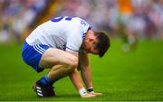 22 July 2018; Conor McManus of Monaghan reacts after a missed chance during the GAA Football All-Ireland Senior Championship Quarter-Final Group 1 Phase 2 match between Monaghan and Kerry at St Tiernach's Park in Clones, Monaghan. Photo by Ramsey Cardy/Sportsfile