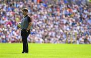 22 July 2018; Kerry manager Eamonn Fitzmaurice prior to the GAA Football All-Ireland Senior Championship Quarter-Final Group 1 Phase 2 match between Monaghan and Kerry at St Tiernach's Park in Clones, Monaghan. Photo by Brendan Moran/Sportsfile