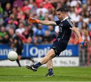 21 July 2018; Stephen Cluxton of Dublin during the GAA Football All-Ireland Senior Championship Quarter-Final Group 2 Phase 2 match between Tyrone and Dublin at Healy Park in Omagh, Tyrone. Photo by Ray McManus/Sportsfile