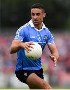 21 July 2018; James McCarthy of Dublin during the GAA Football All-Ireland Senior Championship Quarter-Final Group 2 Phase 2 match between Tyrone and Dublin at Healy Park in Omagh, Tyrone. Photo by Ray McManus/Sportsfile