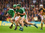 15 July 2018; Sean Finn of Limerick during the GAA Hurling All-Ireland Senior Championship Quarter-Final match between Kilkenny and Limerick at Semple Stadium, Thurles, Co Tipperary Photo by Ray McManus/Sportsfile